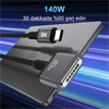 Bix BXM3C 140W Type-C to Magsafe Mac Uyumlu Manyetik Örgülü Şarj Kablosu 2 Metre
