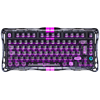 GravaStar Mercury V75 RGB Manyetik Switch Türkçe Q Transparent Black Kablolu Gaming Klavye