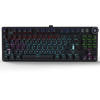 GameBooster Ryba Blue Switch RGB Siyah Mekanik Kablosuz Gaming Klavye