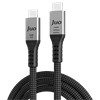 Juo USB 4.0 240W 40Gbps Thunderbolt 4 8K 60Hz USB-C Görüntü Aktarım ve Type-C 2 Metre Hızlı Şarj ve Data Kablosu 
