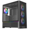 GameBooster MYSTRAL 750W 80+ Bronze ATX3.1 Gen5.1 Mesh ARGB E-ATX Mid Tower Siyah Kasa