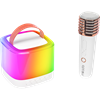 MIKADO MD-16BT Favorite 5W RGB 1200mAh Bluetooth Beyaz Mikrofonlu Karaoke Taşınabilir  Hoparlör