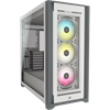 CORSAIR iCUE 5000X RGB Tempered Glass Beyaz E-ATX Kasa