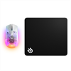 SteelSeries Aerox 3 Wireless Ghost Edition Gaming Mouse + QcK Large Mouse Pad