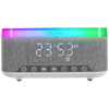 MIKADO MD-W8 10W 1200mAh RGB Gri Bluetooth Kablosuz Şarj Alarmlı Saat Speaker Hoparlör