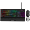 Rampage ECLIPSE RGB Türkçe Siyah Klavye Mouse Set