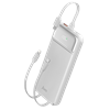 Juo JCP410-W 22.5W 10000mAH Type-C Led Ekranlı Taşınabilir Beyaz Hızlı Şarj Powerbank