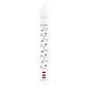 S-link SPG403U 1.5m 1.5mm Bakır 750 Joule USB 4 lü Anahtarlı Akım Korumalı Priz