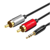 VegGieg 3.5mm AUX RCA Ses Kablosu 10 Metre
