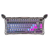 GravaStar Mercury K1 Pro RGB Gravastar Kailh Speedy Mint Switch Türkçe Cyberpunk Kablosuz Gaming Klavye