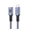 VegGieg USB 4.0 E-Mark 240W 40Gbps Thınderbolt 4 8K 60Hz Type-C Uzatma Kablosu 1 Metre