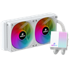 GameBooster PRIME 240W RGB 240mm Beyaz İşlemci Sıvı Soğutucu