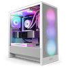 NZXT H5 Flow RGB Edition ATX USB 3.2 USB-C Beyaz Mid Tower Kasa