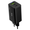 Bix BX3P66G GaN 65W Type-C USB 3.0 ve USB-A QC Üç Portlu Hızlı Şarj Cihazı