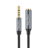 VegGieg 3.5mm TRRS AUX Kulaklık Mikrofon Ses Uzatma Kablosu 1Metre