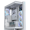 ASUS ROG CRONOX GR801 Curve Tempered Glass USB 3.2 ARGB LCD Ekranlı Beyaz ATX Mid Tower Kasa