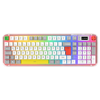 Rampage REFLECT 99 Membrane RGB Beyaz/Gri Türkçe Kablolu Gaming Klavye