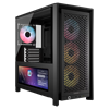 CORSAIR FRAME 4000D LCD RS 1000W 80+Gold ARGB Tempered Glass USB 3.2 Siyah E-ATX Mid Tower Kasa