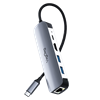 VegGieg 4K/30Hz HDMI 100Mbps Ethernet USB2.0 USB3.0 Type-C Çoklayıcı Hub