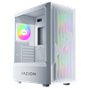 FAZEON F18 650W 80+ Bronze Tempered Glass Mesh 4x ARGB Fanlı USB 3.0 Beyaz E-ATX Bilgisayar Kasası