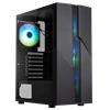 BitFenix C20 650W 80+ Beyaz PSU Tempered Glass FRGB USB 3.0 Mesh ATX Mid Tower Siyah Kasa