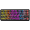 Rampage KB-R107 CRACK Membrane RGB Siyah Kablolu Gaming Klavye