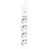 S-link SPG401S 1.5m 1.5mm Bakır 750 Joule 4 lü Anahtarlı Akım Korumalı Priz