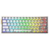 Aula AG60 Snowglow Switch Hot Swap RGB Şeffaf Beyaz Kablosuz Gaming Klavye