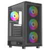 PowerBoost A601B 600W 80+ Bronze Tempered Glass USB 3.0 RGB Siyah ATX Mid Tower Kasa