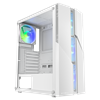 BitFenix C20 650W 80+ Beyaz PSU Tempered Glass FRGB USB 3.0 Mesh ATX Mid Tower Beyaz Kasa
