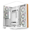 FAZEON F25 850W 80+ Bronze Full Modüler Gen5 Mesh 5x ARGB Fanlı Type-C Beyaz ATX Gaming Kasası