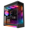 NZXT H6 RGB+ Tempered Glass USB 3.2 USB-C Siyah ATX Kasa