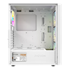FAZEON F11 750W 80+ Bronze Tempered Glass Mesh 4x RGB Fanlı Beyaz ATX Bilgisayar Kasası