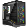 Rampage REAPER 750W 80+ Bronze Tempered Glass 4*12cm ARGB Siyah ATX Gaming Kasa