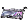 GravaStar Mercury K1 Pro RGB Linear Key Switch İngilizce Q Cyberpunk Kablosuz Gaming Klavye