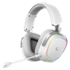 Rampage RETSU RGB Beyaz/Gri Kablosuz Gaming Kulaklık