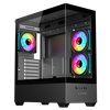 Rampage CALIBRE 750W 80+ Bronze Tempered Glass USB3.0 ARGB ATX Siyah Gaming Kasa