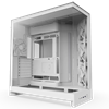 NZXT H9 Flow Large Dual-Chamber Tempered Glass USB 3.2 Beyaz ATX Mid Tower Kasa