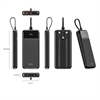 Juo JCP410-B 22.5W 10000mAH Type-C Led Ekranlı Taşınabilir Siyah Hızlı Şarj Powerbank 