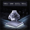 GravaStar Mercury V60 Manyetik Switch RGB İngilizce Q Onyx Crystal Kablolu Gaming Klavye