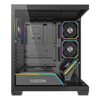 FAZEON F14 750W 80+ Bronze Tempered Glass Mesh 4x ARGB Fanlı Type-C Siyah ATX Bilgisayar Kasası