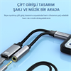 VegGieg Type-C 3.5mm Kulaklık ve Type-C Şarj Dönüştürücü Adaptör