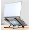 Bix Saiji X2 Taşıma Çantalı Alüminyum Siyah Notebook Laptop Standı