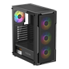 FAZEON F11 750W 80+ Bronze Tempered Glass Mesh 4x RGB Fanlı Siyah ATX Bilgisayar Kasası