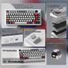 Aula F75 Max GrayWood V4 Switch Hot Swap RGB TKL Comic Türkçe Kablosuz Mekanik Gaming Klavye