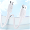 Juo 66W USB-A USB-C Beyaz Hızlı Şarj ve Data Kablosu 1 Metre