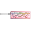 Aula Hero 68 HE Black King Switch Hot Swap TKL RGB Neon Pembe Kablolu Gaming Klavye