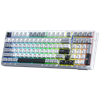 Aula F99 Linear GrayWood V3 Switch Hot Swap RGB Gri Kablosuz Gaming Klavye