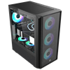 PowerBoost PB-P3602BB 850W 80+ Bronze USB 3.0 Tempered Glass Mesh ARGB Fanlı ATX Gaming Kasa
