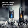 GravaStar Supernova 25W 3350mAh Led Işıklı Mat Siyah Bluetooth Hoparlör